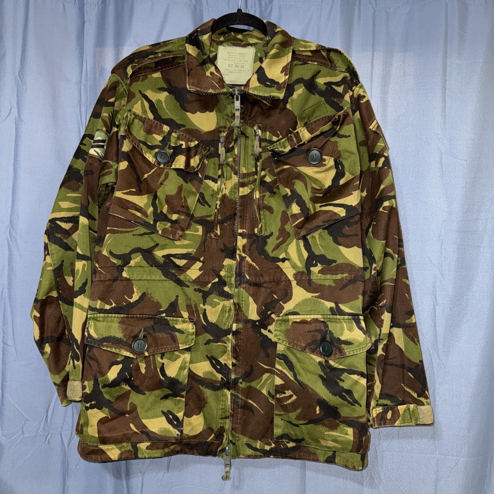 British Army Combat Temperate Smock Jacket Woodland DPM Camo - Size 180/104 Sz L